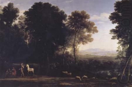 Landscape with Erminia and the Shepherds (mk17), Claude Lorrain